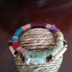 Boho inspired bangle
